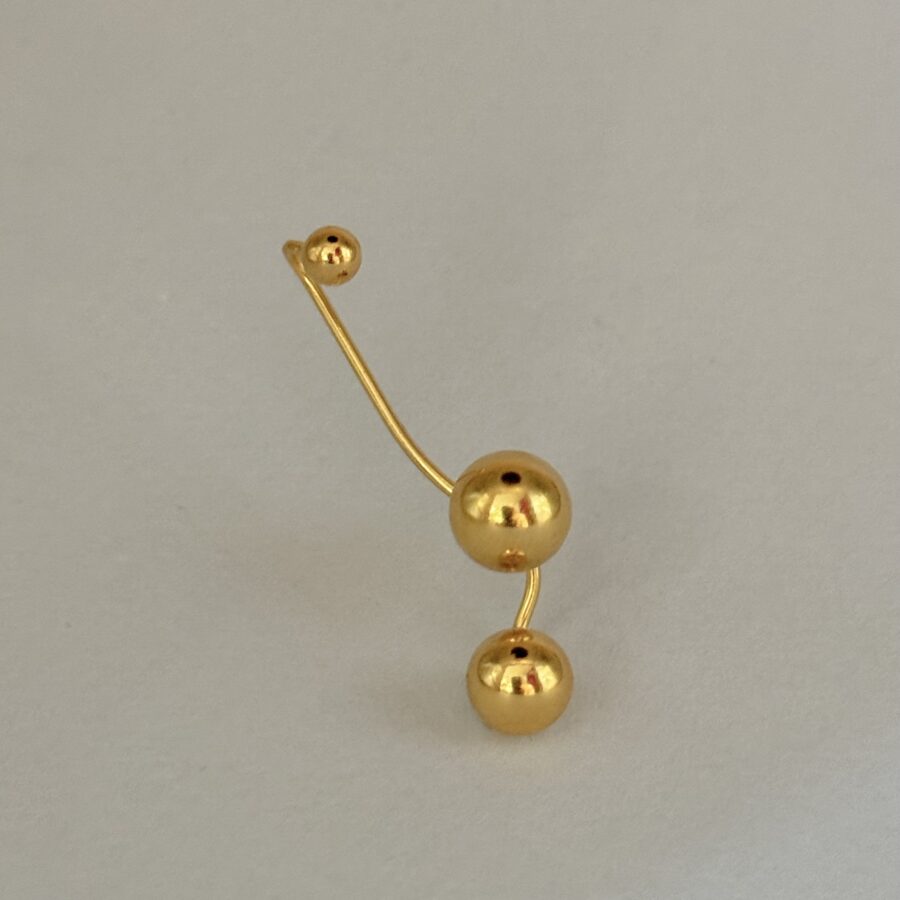 floating spheres / earring