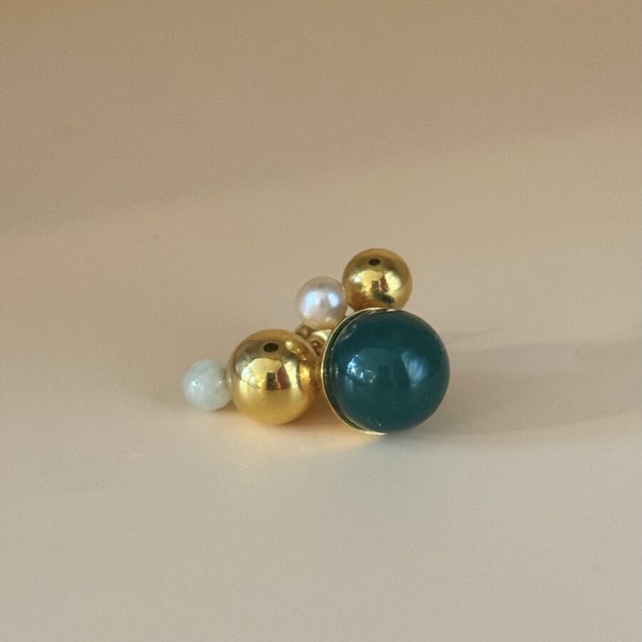 color bubble / earring / XL