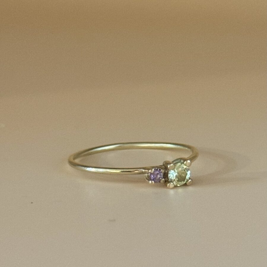 precious stones / ring / chaton 2