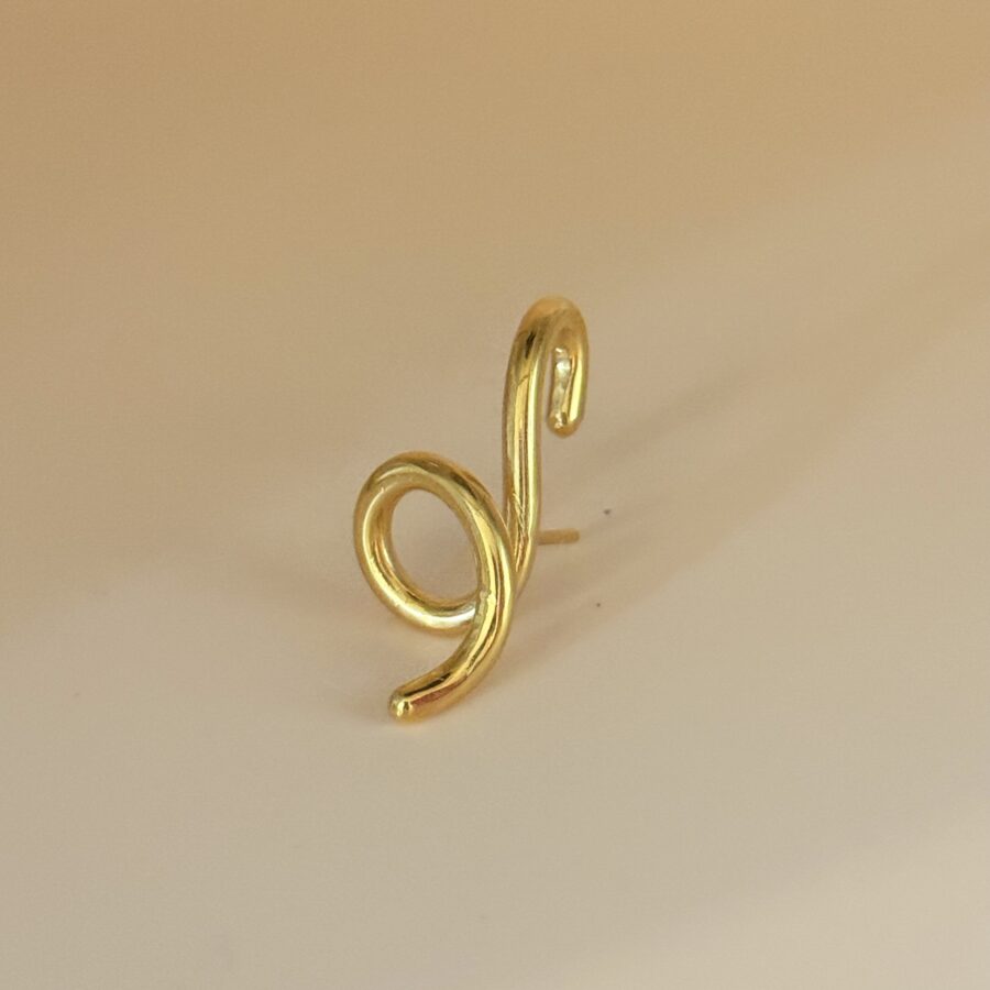 puzzle pearl / earring / loop simple